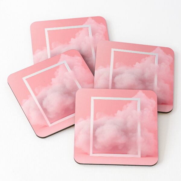Item preview, Cloudy frame against pink backdrop designed and sold by anytka.