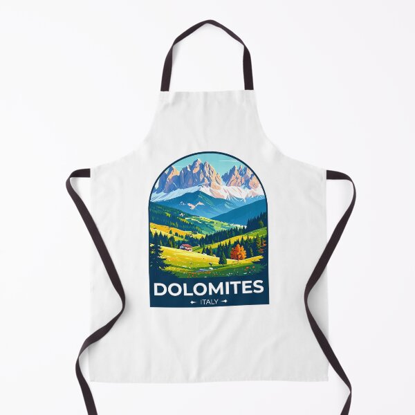 Artikelvorschau, Dolomiten Italien Reiseaufkleber entworfen und verkauft von TulipaGraphics.