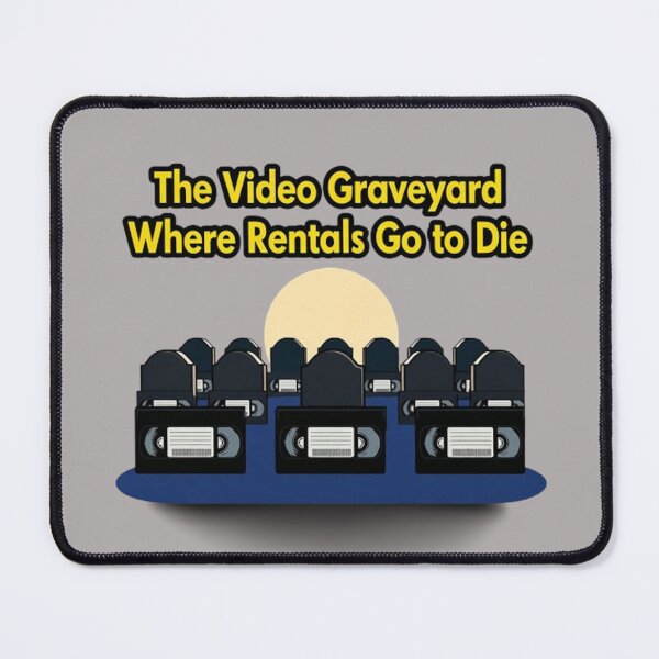 Item preview, “The Video Graveyard” Where Rentals Go to Die designed and sold by Rare Plus Apparel!.