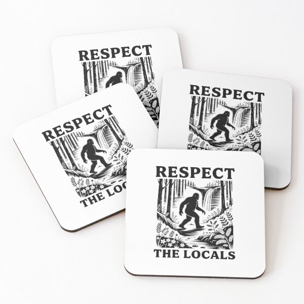 Item preview, Bigfoot Respect Locals Sasquatch Park designed and sold by TorjeARTStore.