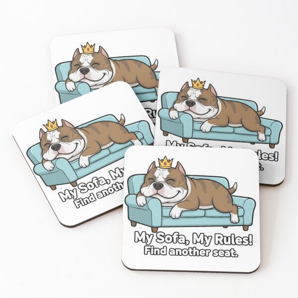 Item preview, Sleeping American Bully | Lazy Dog Sticker, T-Shirt, Phone Case designed and sold by MiracleDroplet.