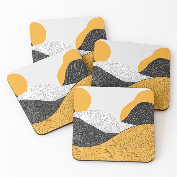 Item preview, Sunset hills landscape art designed and sold by anytka.