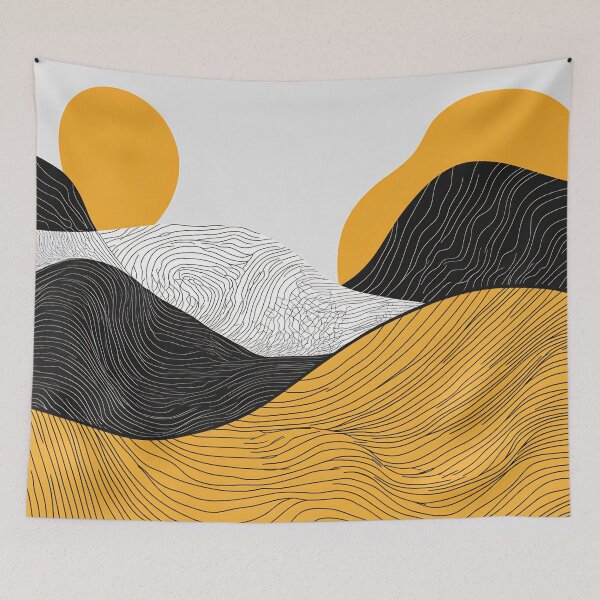 Item preview, Sunset hills landscape art designed and sold by anytka.