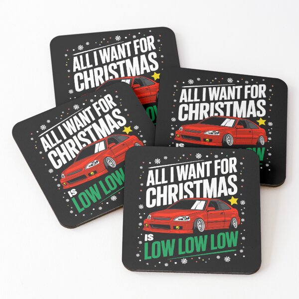 Item preview, All I Want for Christmas Is LOW LOW LOW – Stance Car Holiday Design designed and sold by Vroomium.