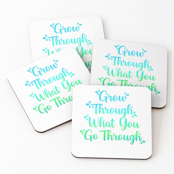 Item preview, Grow Through What You Go Through - Inspirational Quote Design designed and sold by Dragon's Ascent.