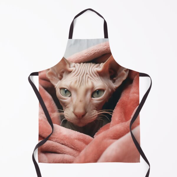 Item preview, Majestic Sphynx Cat Wrapped in Cozy Blanket designed and sold by anytka.