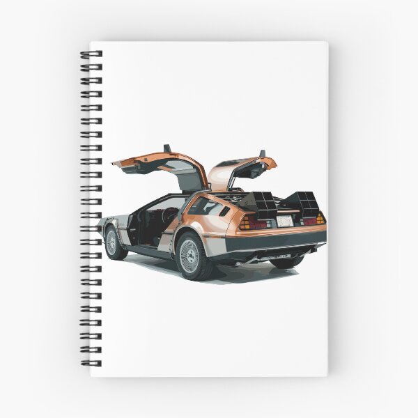 Item preview, Vintage Classic Car Delorean Art Photo designed and sold by PrintCarClub.