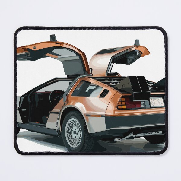 Item preview, Vintage Classic Car Delorean Art Photo designed and sold by PrintCarClub.