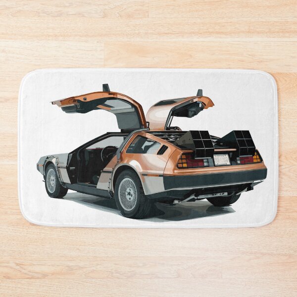 Item preview, Vintage Classic Car Delorean Art Photo designed and sold by PrintCarClub.
