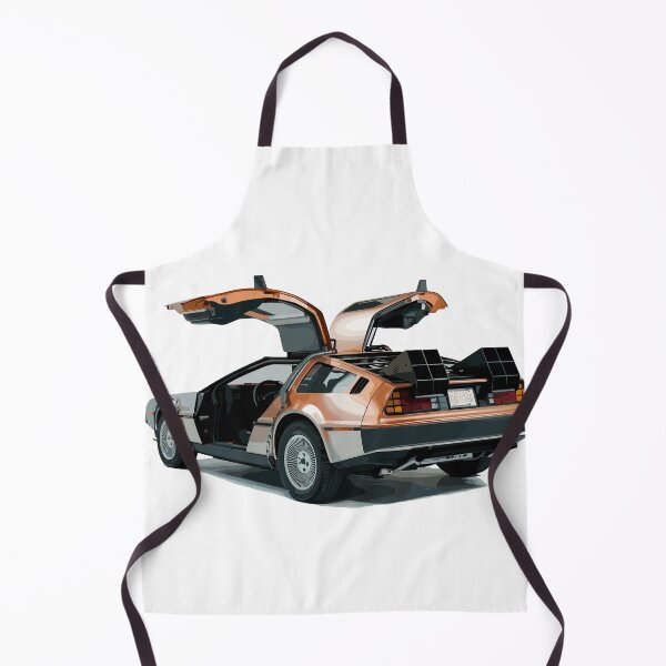 Item preview, Vintage Classic Car Delorean Art Photo designed and sold by PrintCarClub.
