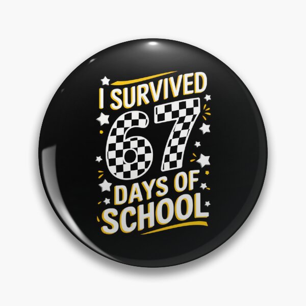 Item preview, Meme Teacher Student of 67 Days Classic Funny Survived I School 67 designed and sold by SteveSaccoro.
