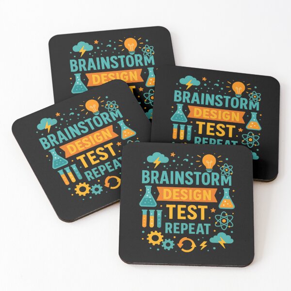 Item preview, Brainstorm Design Test Repeat Stem Student Stem Teacher designed and sold by hemagamo.