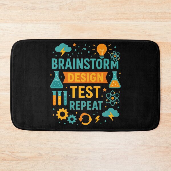 Item preview, Brainstorm Design Test Repeat Stem Student Stem Teacher designed and sold by hemagamo.