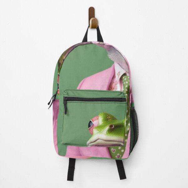 Item preview, Frog in a pink dotted jacket and tie. Dressed and standing like a businessman designed and sold by anytka.
