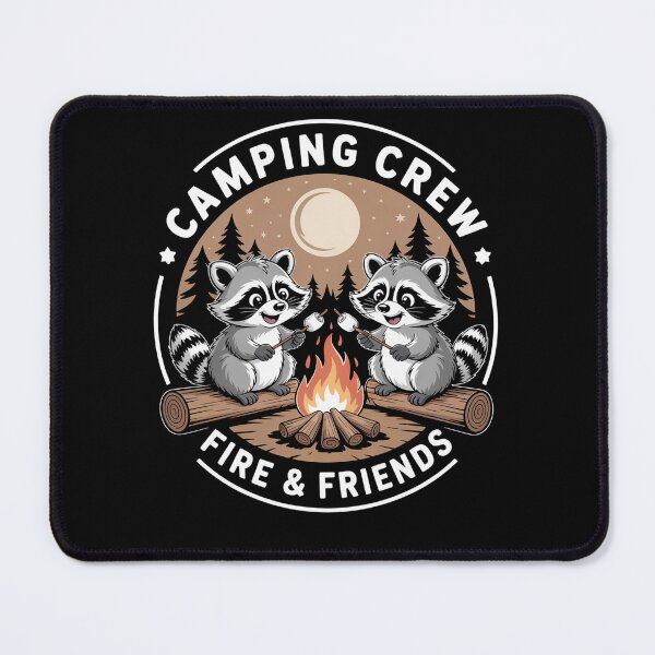 Item preview, Camping Crew Raccoons Family Camping designed and sold by JonGogue.