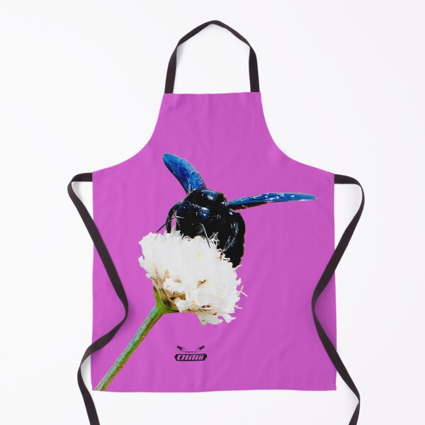 Item preview, The Carpenter Bee – Black Queen of the Garden / Swiss Artwork Photography designed and sold by Raphael Wolf.