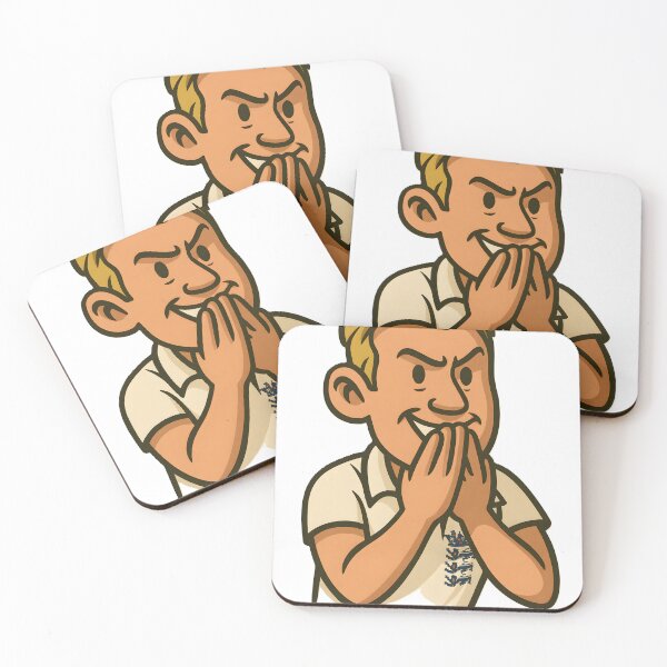Item preview, Not Out. Not Sorry – Stuart Broad Shocked Caricature designed and sold by WhisperFrame.