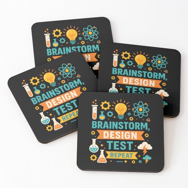 Item preview, Brainstorm Design Test Repeat Stem Student Stem Teacher designed and sold by hemagamo.