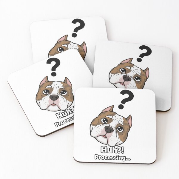Item preview, American Bully Coffee Addict | Caffeine Dog Sticker, T-Shir designed and sold by MiracleDroplet.