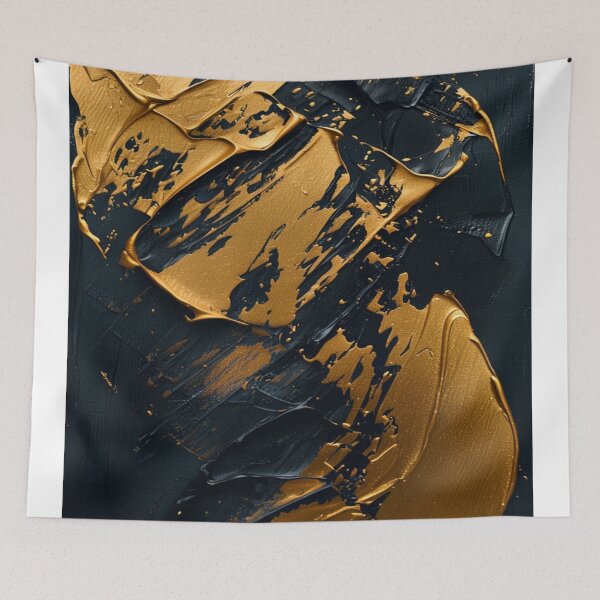 Item preview, Distinctive black and gold pattern designed and sold by saly55887.