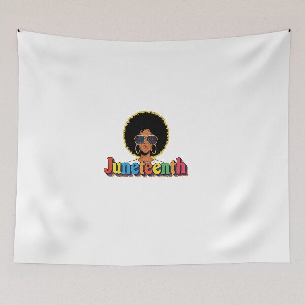 Item preview, Juneteenth Black History Afro Frequencies designed and sold by FelixnRobinus.
