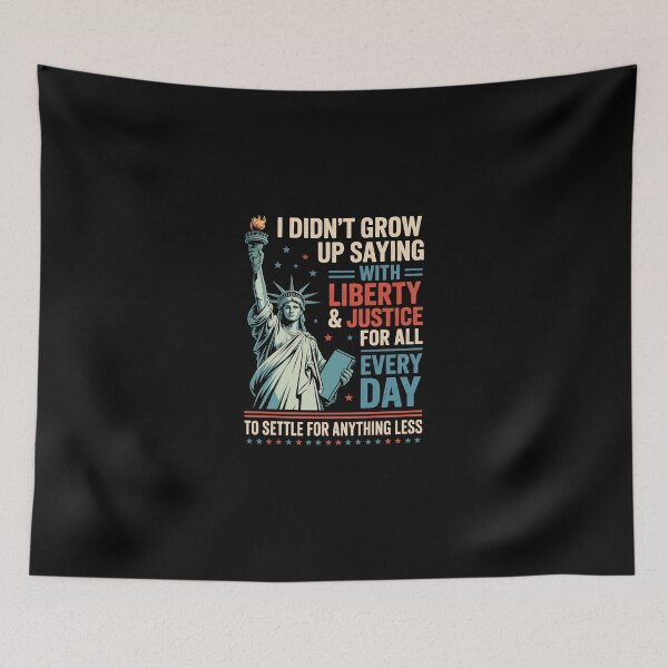 Item preview, I Didn'T Grow Up Saying With Liberty Justice For All designed and sold by ChristopStano.