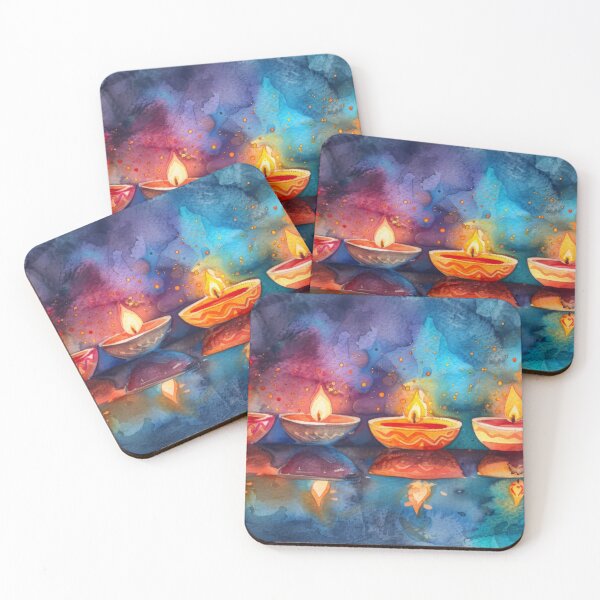Item preview, Oil lamps with burning flames surrounded by flower petals, background, AI Generated designed and sold by dvoevnore.