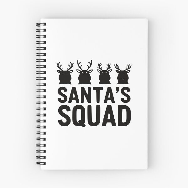 Item preview, Santa’s Squad – Funny Christmas Friends Holiday T-Shirt designed and sold by malkeetart.