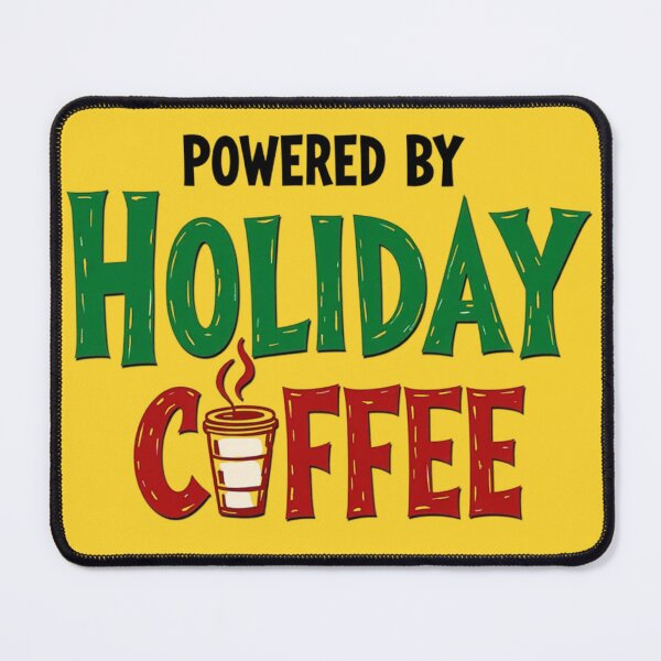 Item preview, Powered by Holiday Coffee – Christmas Caffeine Design designed and sold by TroyTheTerrific.