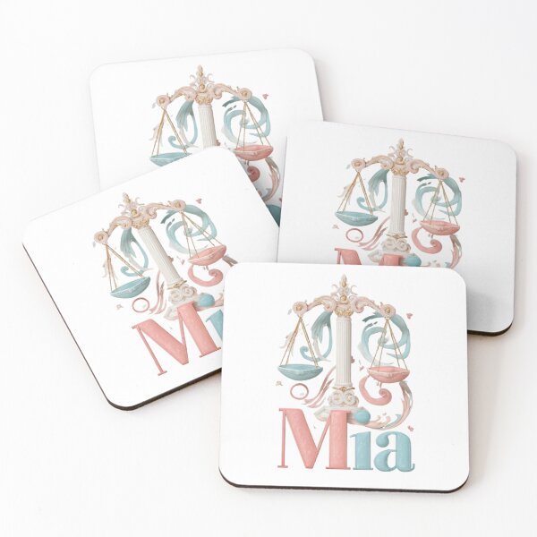 Item preview, Mia – Libra Zodiac Sign Illustration 3D designed and sold by AlexLineArt.