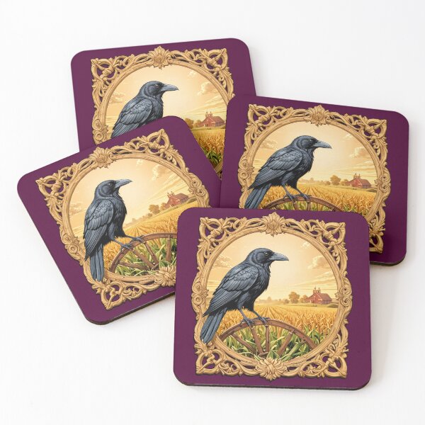 Item preview, The Lone Crow and Golden Fields designed and sold by backpackcafe.