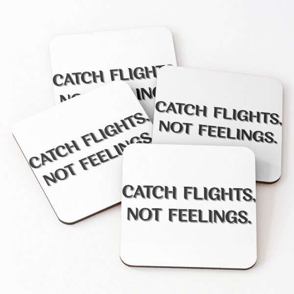 Item preview, Catch Flights Not Feelings – Travel Baddie Aesthetic Quote Design designed and sold by ainee-.
