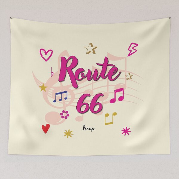 Item preview, Route 66, Popular Song Titles, Songs You Love designed and sold by CharlottePlaceArt.
