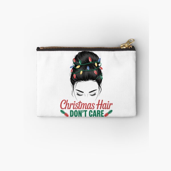 Item preview, Christmas Hair Don't Care Messy Bun Gỉl Christmas Lights designed and sold by KristenosNehk.