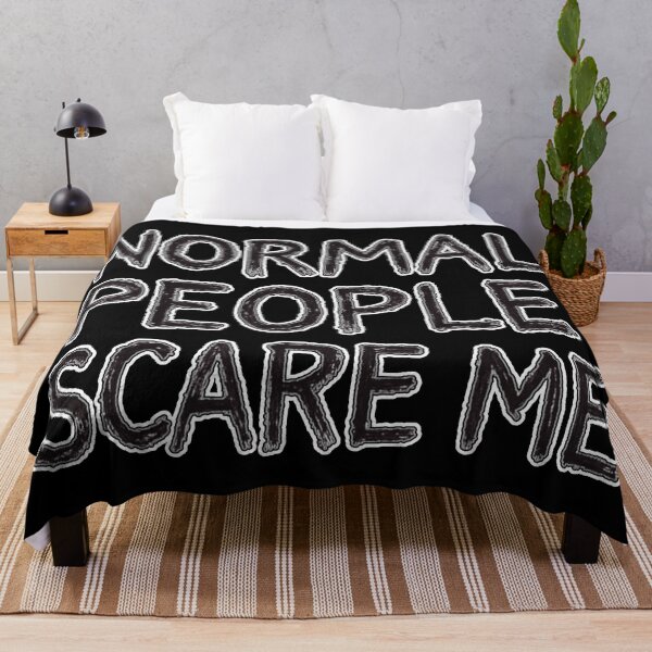 Item preview, Normal People Scare Me, cute gift crazy vibes designed and sold by Tattoo-Shirt Designer .