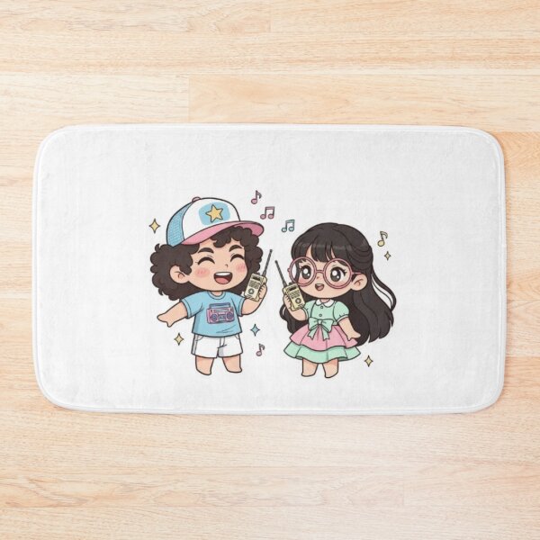 Item preview, Dustin and Suzie Song – Cute Chibi Never-Ending Story Stranger Things  designed and sold by Fandom Universe.