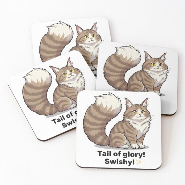 Item preview, Maine Coon with Crown | Royal Cat Sticker, T-Shirt designed and sold by MiracleDroplet.