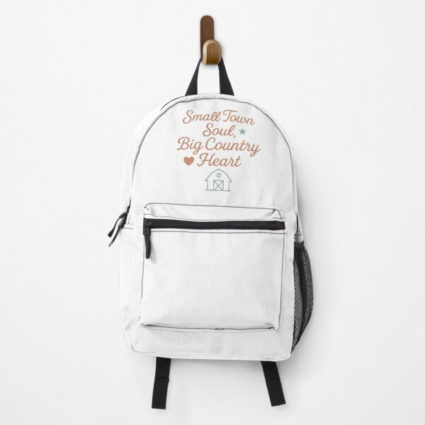 Item preview, Small Town Soul, Big Country Heart – Clean Country Script with Heart, Star & Barn Line Art designed and sold by DaEeX.