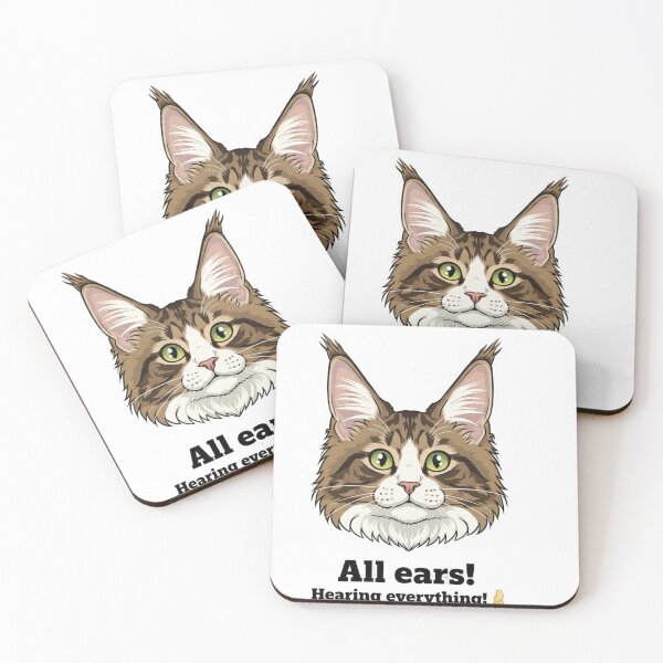 Item preview, Maine Coon Heart Eyes | Love Cat Sticker, T-Shirt designed and sold by MiracleDroplet.