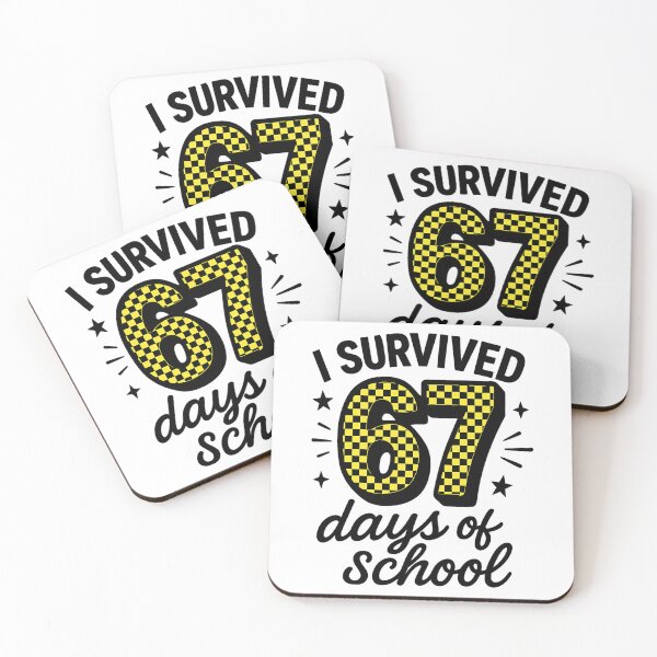 Item preview, Student Days 67 Classic School Meme Funny 67 of Teacher Survived I designed and sold by SteveSaccoro.