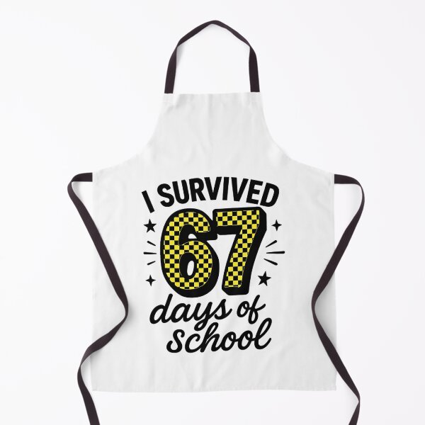 Item preview, Student Days 67 Classic School Meme Funny 67 of Teacher Survived I designed and sold by SteveSaccoro.