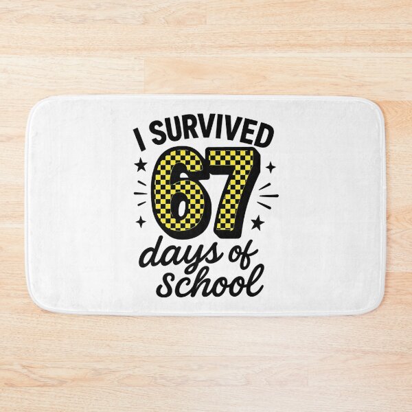 Item preview, Student Days 67 Classic School Meme Funny 67 of Teacher Survived I designed and sold by SteveSaccoro.