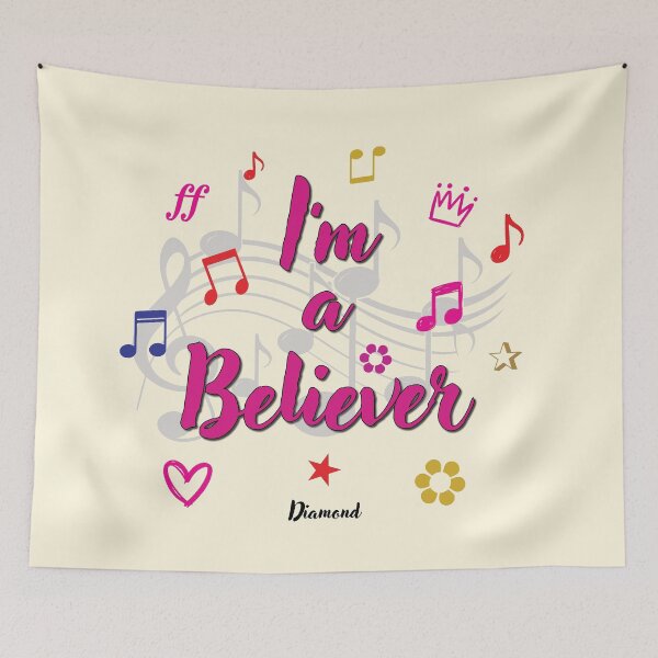 Item preview, I’m a Believer Popular Song Title designed and sold by CharlottePlaceArt.