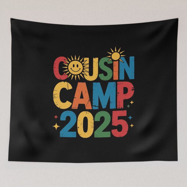 Item preview, Cousin Camp 2025 Camping Campfire Summer Vacation designed and sold by JonGogue.