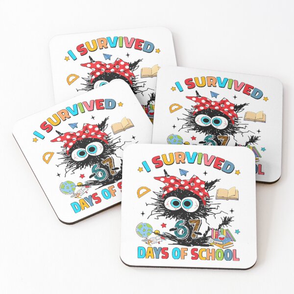 Item preview, Classic Funny Survived Days Meme of Student 67 Teacher I 67 School designed and sold by SteveSaccoro.