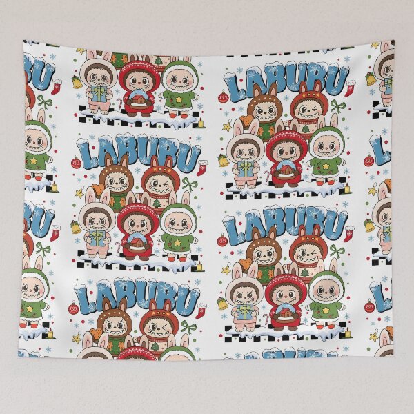 Item preview, Merry Christmas Labubu Squad designed and sold by sahbender.