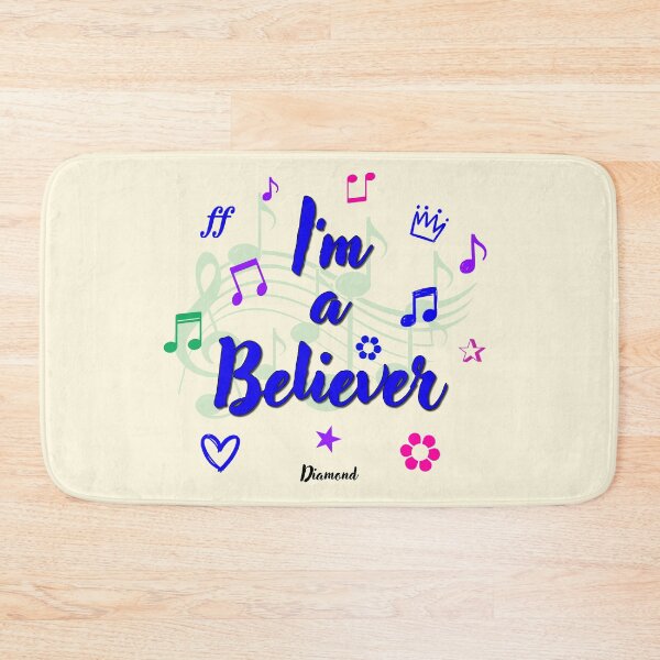 Item preview, I’m a Believer Popular Song Title designed and sold by CharlottePlaceArt.