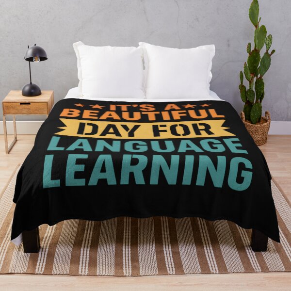 Item preview, It's A Beautiful Day For Language Learning designed and sold by hemagamo.