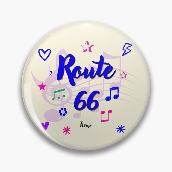 Item preview, Route 66 Popular Song Title designed and sold by CharlottePlaceArt.