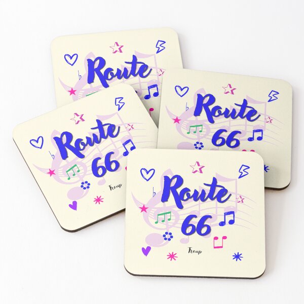 Item preview, Route 66 Popular Song Title designed and sold by CharlottePlaceArt.